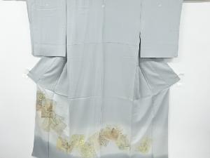 リサイクル　寿光織百人一首模様織り出し三つ紋色留袖(比翼付き)